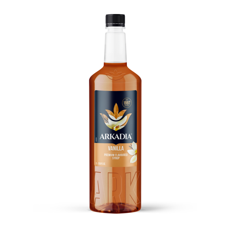 Arkadia premium vanilla syrup 1 litre bottle